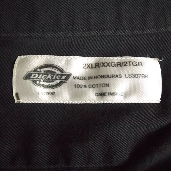 DALLAS GUITAR FESTIVAL Dickies Shirt, 2XLR, Black, 41st Annual, Short slv, 2018 - Picture 10 of 10